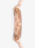 Michael Kors Naia Quartz Rose Gold Dial Rose Gold Steel Strap Watch for Women - MK4679 Authentic Buy Shop Now