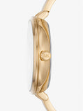 Michael Kors Naia Quartz Gold Dial Gold Steel Strap Watch for Women - MK4687 Authentic Buy Shop Now