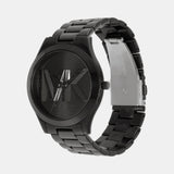 Michael Kors Slim Runway Analog Black Dial Black Steel Strap Watch For Women - MK4734 Authentic Buy Shop Now