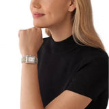 Michael Kors Emery Three-Hand White Dial Two Tone Steel Strap Watch for Women - MK4744 Authentic Buy Shop Now