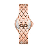 Michael Kors Camille Analog Silver Dial Rose Gold Steel Strap Watch for Women - MK4810 Authentic Buy Shop Now
