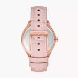 Michael Kors Sage Three-Hand Mother of Pearl Pink Dial Pink Leather Strap Watch for Women - MK4820 Authentic Buy Shop Now