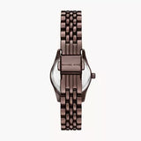 Michael Kors Lexington Three-Hand Brown Dial Brown Steel Strap Watch for Women - MK4844 Authentic Buy Shop Now