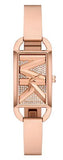 Michael Kors Empire Pavé Analog Rose Gold Dial Rose Gold Steel Strap Watch for Women - MK4858 Authentic Buy Shop Now