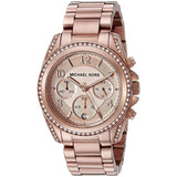Michael Kors Blair Rose Gold Dial Rose Gold Steel Strap Watch for Women - MK5263 Authentic Buy Shop Now