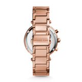 Michael Kors Parker White Dial Rose Gold Steel Strap Watch for Women - MK5616 Authentic Buy Shop Now