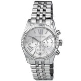 Michael Kors Lexington Silver Dial Silver Steel Strap Watch for Women - MK5555 Authentic Buy Shop Now