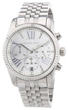 Michael Kors Lexington Silver Dial Silver Steel Strap Watch for Women - MK5555 Authentic Buy Shop Now