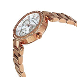Michael Kors Parker White Dial Rose Gold Steel Strap Watch for Women - MK5616 Authentic Buy Shop Now