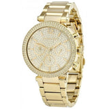 Michael Kors Parker Gold Dial Gold Steel Strap Watch for Women - MK5856 Authentic Buy Shop Now