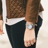 Michael Kors Skylar Quartz Blue Dial Silver Steel Strap Watch For Women - MK5988 Authentic Buy Shop Now