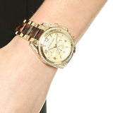 Michael Kors Blair Gold Dial Two Tone Steel Strap Watch for Women - MK6094 Authentic Buy Shop Now