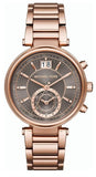 Michael Kors Sawyer Rose Gold Dial Rose Gold Steel Strap Watch for Women - MK6226 Authentic Buy Shop Now