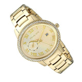 Michael Kors Whitley Analog Diamonds Gold Dial Gold Steel Strap Watch For Women - MK6227 Authentic Buy Shop Now