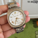 Michael Kors Bryn Silver Dial Silver Steel Strap Watch For Women - MK6277 Authentic Buy Shop Now