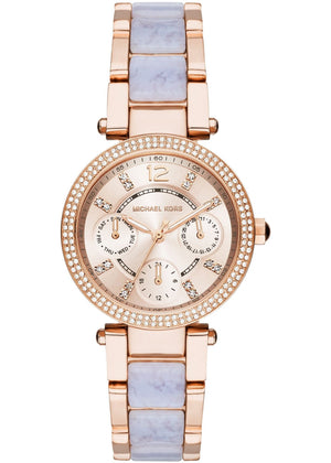 Michael Kors Parker Gold Dial Two Tone Steel Strap Watch for Women - MK6327 Authentic Buy Shop Now