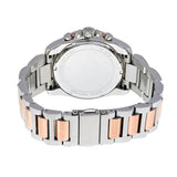 Michael Kors Brecken Chronograph White Dial Two Tone Steel Strap Watch For Women - MK6368 Authentic Buy Shop Now