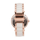 Michael Kors Parker Mother of Pearl Pink Dial Two Tone Steel Strap Watch for Women - MK6402 Authentic Buy Shop Now