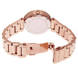Michael Kors Mini Parker Multi-Function Plum Mother of Pearl Dial Rose Gold Steel Strap Watch For Women - MK6403 Authentic Buy Shop Now