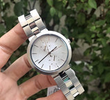 Michael Kors Garner Analog Silver Dial Silver Steel Strap Watch For Women - MK6407 Authentic Buy Shop Now