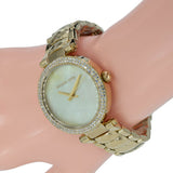 Michael Kors Parker Gold Mother of Pearl Dial Gold Steel Strap Watch for Women - MK6425 Authentic Buy Shop Now