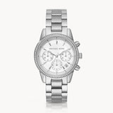 Michael Kors Ritz Silver Dial Silver Steel Strap Watch for Women - MK6428 Authentic Buy Shop Now