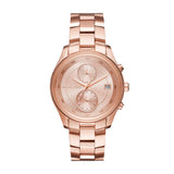 Michael Kors Briar Quartz Rose Gold Dial Rose Gold Steel Strap Watch For Women - MK6465 Authentic Buy Shop Now