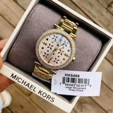 Michael Kors Parker Gold Dial Gold Steel Strap Watch for Women - MK6469 Authentic Buy Shop Now
