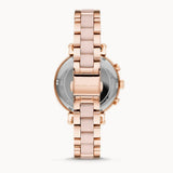 Michael Kors Sofie Chronograph Rose Gold Dial Rose Gold Steel Strap Watch For Women - MK6560 Authentic Buy Shop Now