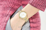 Michael Kors Taryn Mother of Pearl Dial Gold Steel Strap Watch For Women - MK6567 Authentic Buy Shop Now