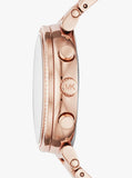 Michael Kors Sofie Chronograph Mother of Pearl White Dial Rose Gold Steel Strap Watch For Women - MK6576 Authentic Buy Shop Now