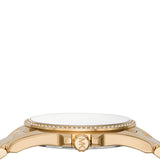 Michael Kors Whitney Three-Hand White Dial Gold Steel Strap Watch For Women - MK6693 Authentic Buy Shop Now