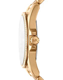 Michael Kors Whitney Quartz Black Dial Two Tone Steel Strap Watch For Women - MK6743 Authentic Buy Shop Now