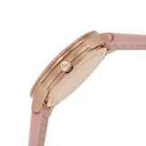 Michael Kors Runway Three Hand Crystal Pave Dial Pink Rubber Strap Watch For Women - MK6854 Authentic Buy Shop Now