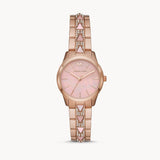 Michael Kors Runway Mother of Pearl Dial Rose Gold Steel Strap Watch For Women - MK6856 Authentic Buy Shop Now