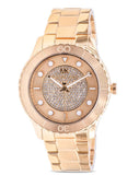 Michael Kors Runway Three-Hand Gold Dial Gold Steel Strap Watch For Women - MK6911 Authentic Buy Shop Now