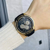 Michael Kors Quartz Black Dial Black Silicone Strap Watch For Women - MK6944 Authentic Buy Shop Now