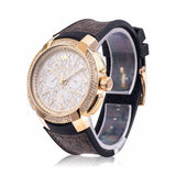 Michael Kors Sidney Multifunction White Dial Brown Leather Strap Watch For Women - MK6948 Authentic Buy Shop Now