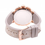 Michael Kors Sidney Chronograph White Dial Beige Leather Strap Watch For Women - MK6949 Authentic Buy Shop Now
