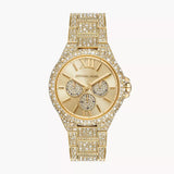 Michael Kors Camille Pavé Crystals Gold Dial Gold Steel Strap Watch for Women - MK6958 Authentic Buy Shop Now