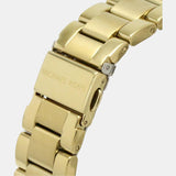 Michael Kors Everest Chronograph Blue Dial Gold Steel Strap Watch For Women - MK6971 Authentic Buy Shop Now