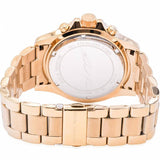 Michael Kors Everest Chronograph Blue Dial Gold Steel Strap Watch For Women - MK6971 Authentic Buy Shop Now