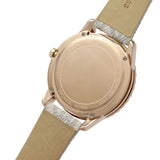 Michael Kors Runway Quartz Rose Gold Dial White Leather Strap Watch For Women - MK6980 Authentic Buy Shop Now