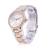 Michael Kors Camille Multifunction Silver Dial Two Tone Steel Strap Watch For Women - MK6982 Authentic Buy Shop Now