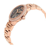 Michael Kors Camille Chronograph Grey Dial Rose Gold Steel Strap Watch For Women - MK6983 Authentic Buy Shop Now