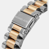 Michael Kors Lexington Chronograph Rose Gold Dial Two Tone Steel Strap Watch For Women - MK7219 Authentic Buy Shop Now