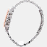 Michael Kors Lexington Chronograph Rose Gold Dial Two Tone Steel Strap Watch For Women - MK7219 Authentic Buy Shop Now