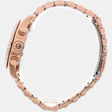 Michael Kors Lexington Chronograph Rose Gold Dial Rose Gold Steel Strap Watch for Women - MK7242 Authentic Buy Shop Now