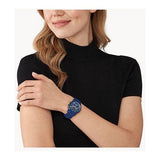Michael Kors Runway Analog Blue Dial Blue Steel Strap Watch for Women - MK7332 Authentic Buy Shop Now