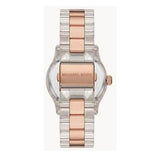 Michael Kors Runway Analog Crystals Rose Gold Dial Two Tone Steel Strap Watch for Women - MK7355 Authentic Buy Shop Now